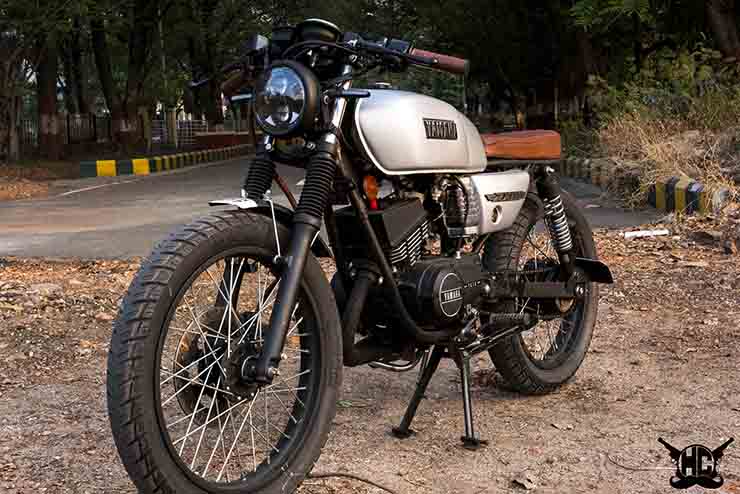 This Yamaha Rx135 Gets New Lease Of Life Modified Into A Cafe